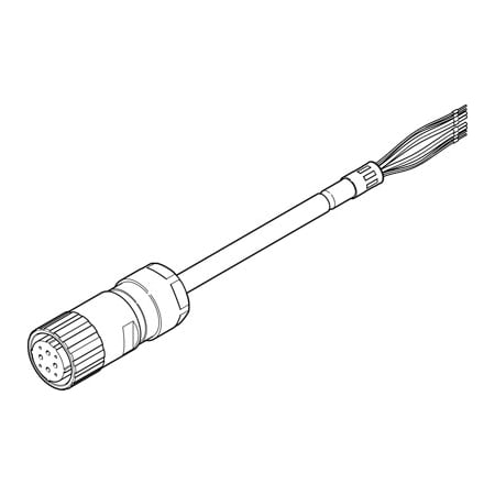 Motor Cable NEBM-M40G8-E-10-Q10N-LE8-1